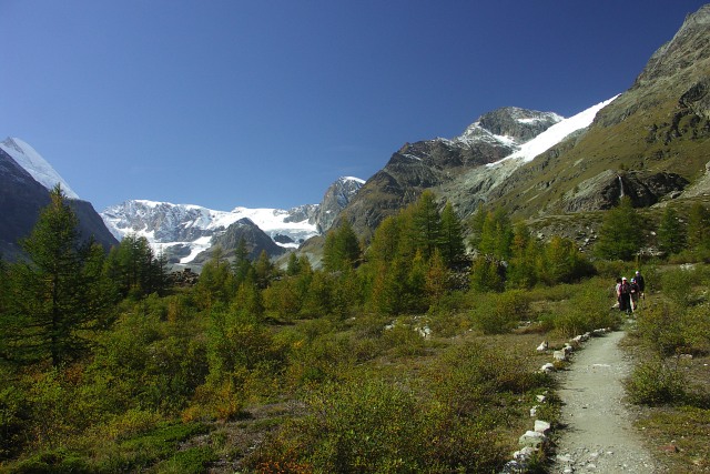 Cestou na Schönbielhütte 